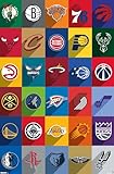 NBA League - Logos 25 Wall Poster, 34L" x 22.4W", Unframed Version