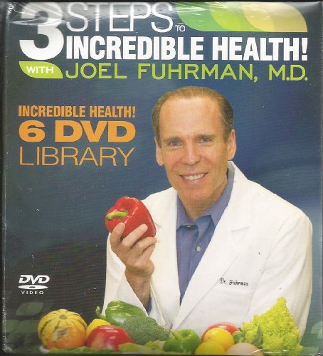 3 Steps to Incredible Health with Joel Fuhrman 6 DVD Library