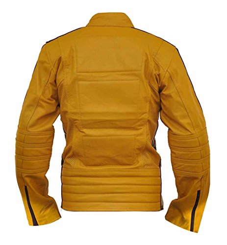 The Bride Kill Bill Uma Thurman Cosplay Costume Mens Outerwear Genuine Lambskin Leather Jacket2
