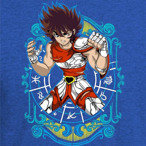 the Fan Tee Camiseta de Adulto de Hombre Dibujos Animados Zodiaco Caballeros de Atenea 111 M