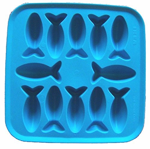 Ikea Plastis Synthetic Rubber Ice Cube Tray, Blue, 1