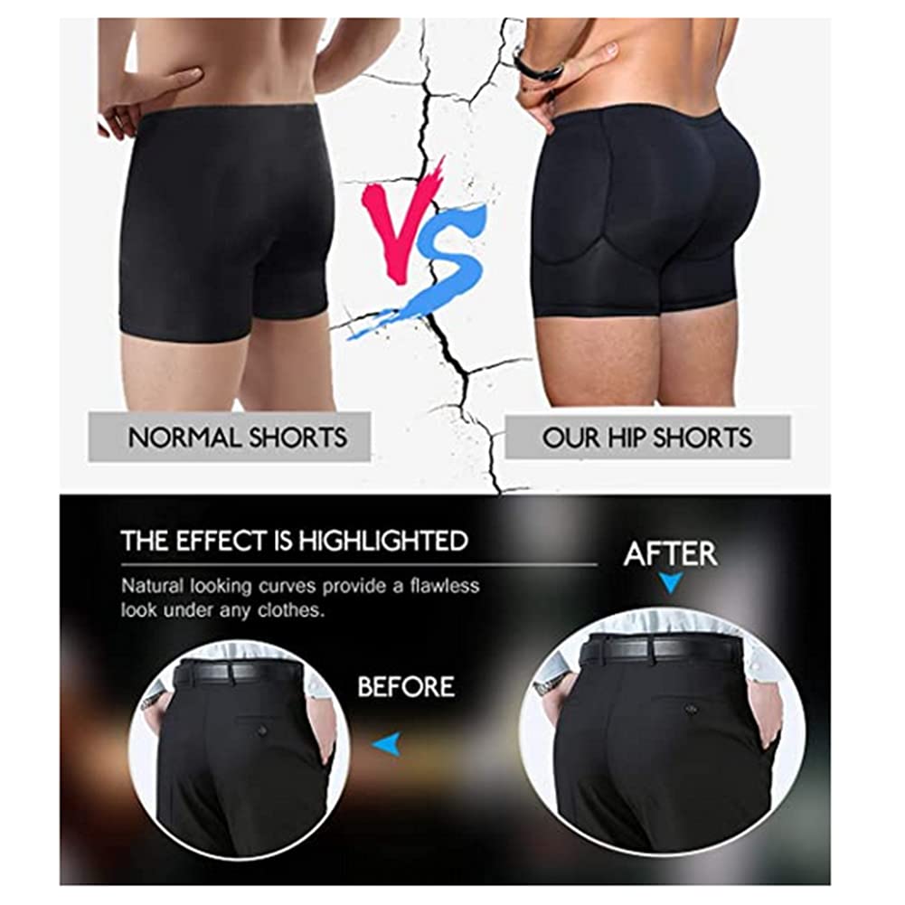 Butt Lifter Unterhose Shapewear Push Up Boxer Gepolsterte Boxershorts Unterwäsche Herren