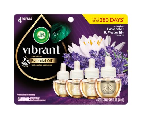 Air Wick Plug In Refills, Lavender & Waterlily, Scented Oils, 4ct - image 2