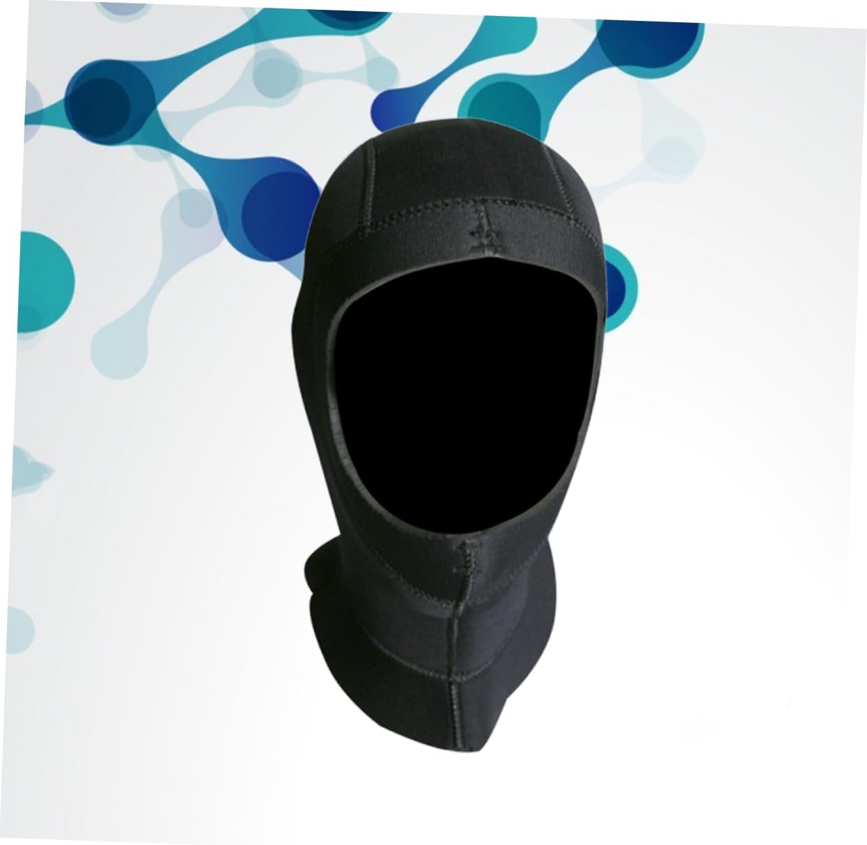 Toddmomy 5mm Thick Diving Hood for Warmth Neoprene Snorkeling Cap Full Face Coverage Windproof Wetsuit Hat for Scuba Diving Surfing and Water Sports