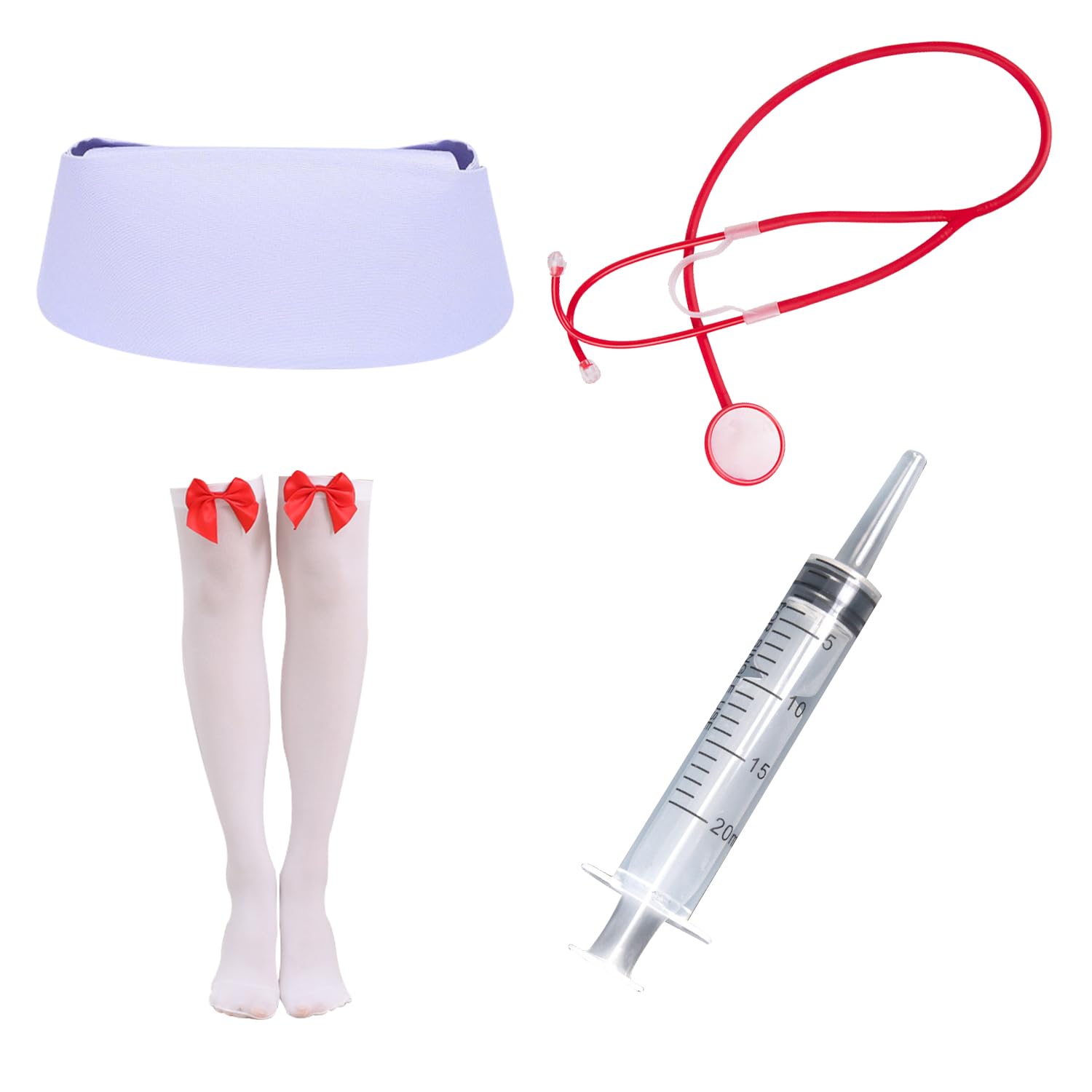 Costumes d'infirmière pour un déguisement rapide avec stéthoscope