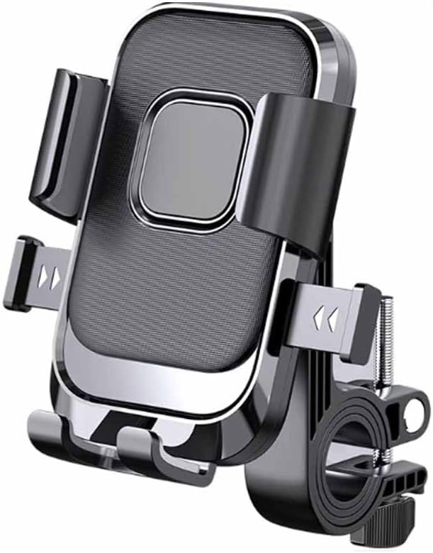 Motorcycle Phone Mount Holder for Honda Monkey Z50A/Z50J/Z50M 1967-2017 Cell Phone Holder Bike Holder Clamp Anti-Shake Handlebar Cradle,Handlebar-Black