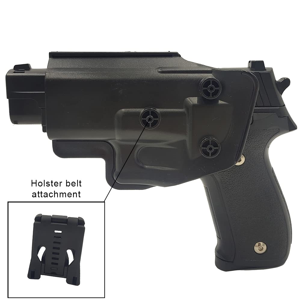 Pack Airsoft Pistolet G.26 Noir à Ressort/Matière: Métal/Puissance 0.5 Joule/Livré avec Accessoires