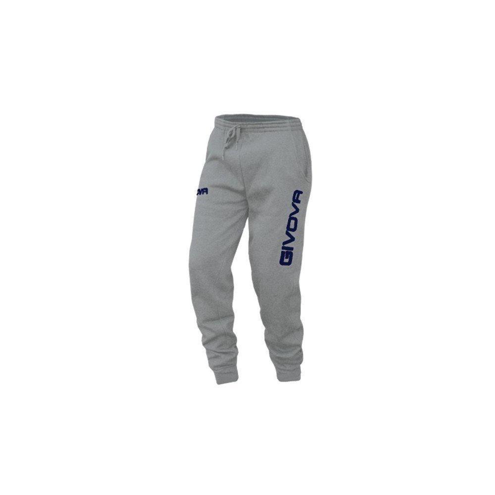 Givova Men's Cotton Trousers Mod. Moon Trousers, Gray, L UK