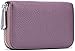 Meowoo RFID Wallets Kreditkartenetui Blocker Schutzhülle Karte, 14 Fächer Kartenetui, Orgel-Stil Tragbar Anti-Diebstahlbürste (Lila 1Stk)