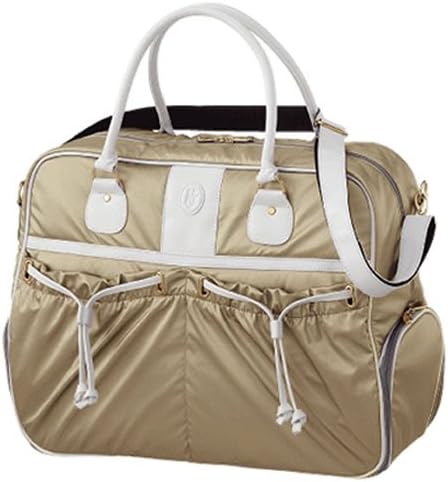 上品な輝きを放つ高級感溢れる女性のためのゴルフバッグ - マジェスティ ボストンバッグ シャンパンゴールド