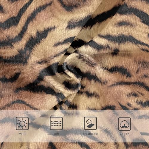 Little Girls' Soft Cotton Underwear Kids Breathable Comfort Tiger Print Panties Briefs Toddler3