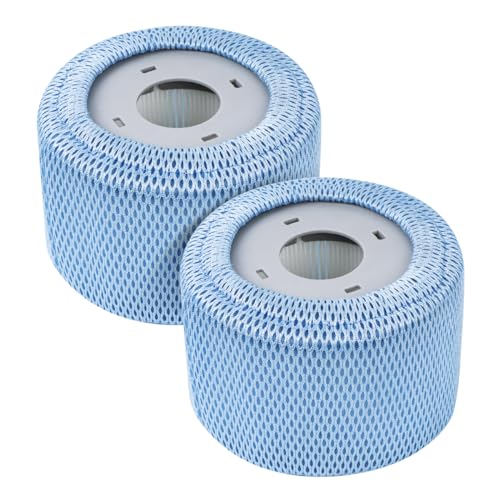YanBan Juego de filtros de Repuesto Compatible con Mspa jacuzzis Actuales, Incluye 2 filtros de versión Mejorada + 2 Redes Protectoras