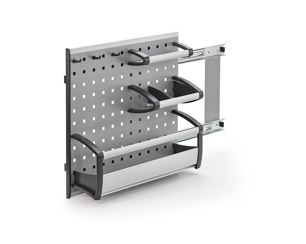 Hailo Ordnungssystem Combi Vario AluLine Auszug Schrankauszug Regalfach ab 20cm