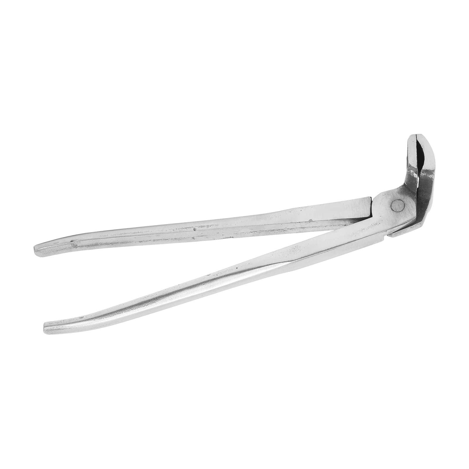 Fdit Pince à Bec courbé pour le Travail du Cuir, Pince de Réglage des Bords du Cuir, Outils Professionnels en Acier Inoxydable pour le Bricolage