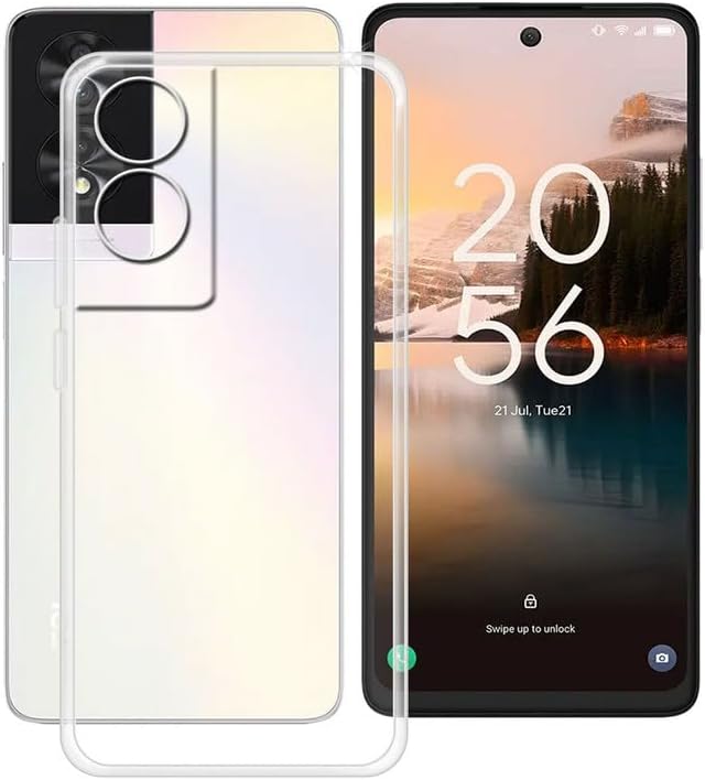 Phone Case for TCL 40 NxtPaper 4G (6.78"), 360° Drop Protection Cover, [Ultra-Thin ] [Anti-Yellowing] Clear Silicone Shockproof Shell for TCL 40 NxtPaper 4G - Transparent