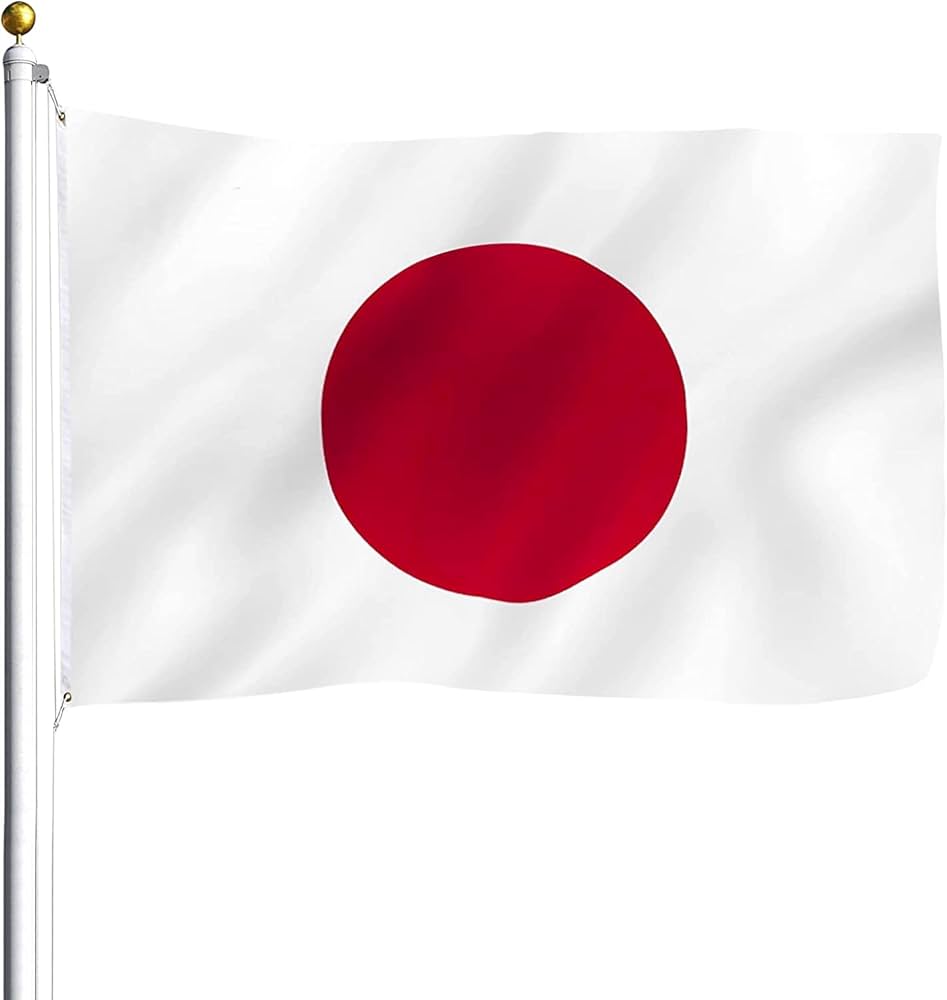 Amazon.co.jp: 日本国旗 日本丸め国旗 ジャパン 応援国旗 運動会