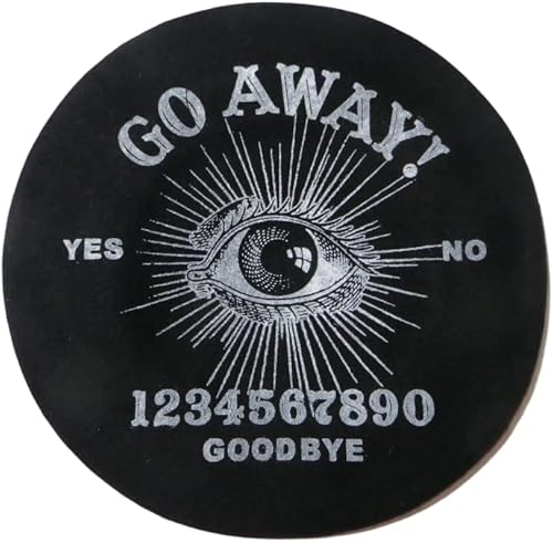 kreepsville 666 Gorro Ouija Planchette Negro Boina, Negro -