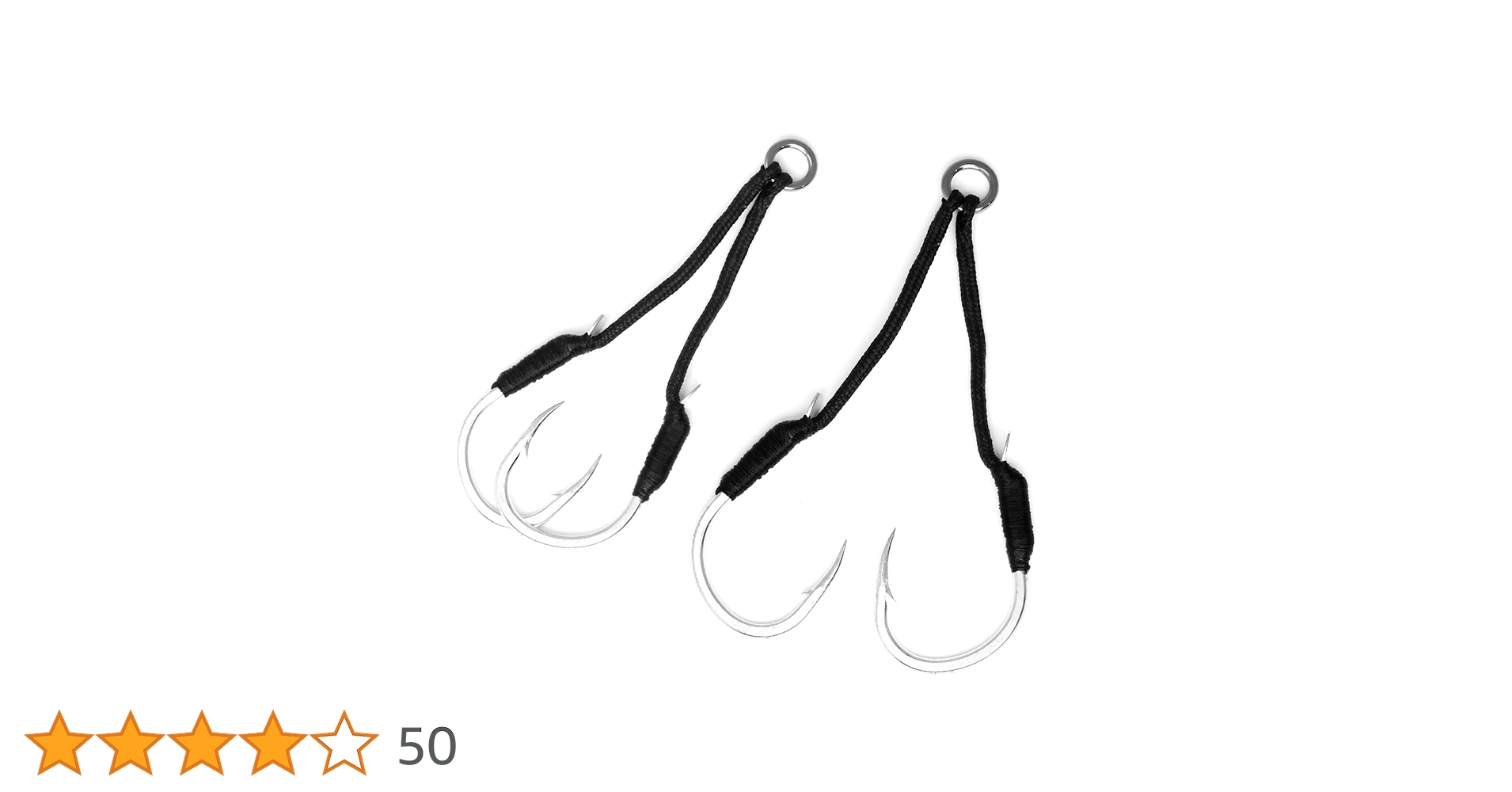 Amazon | 釣り 針 釣針 シングルフック 2本入り ジギング フック