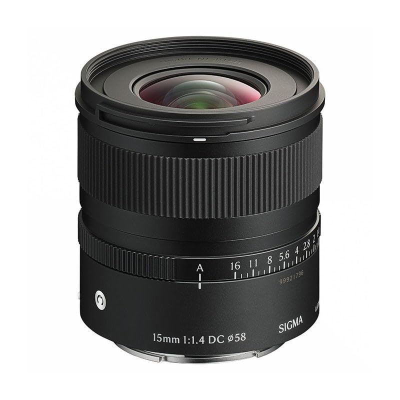 SIGMA Objectif 15mm f/1.4 DC Contemporary Compatible avec Fujifilm X