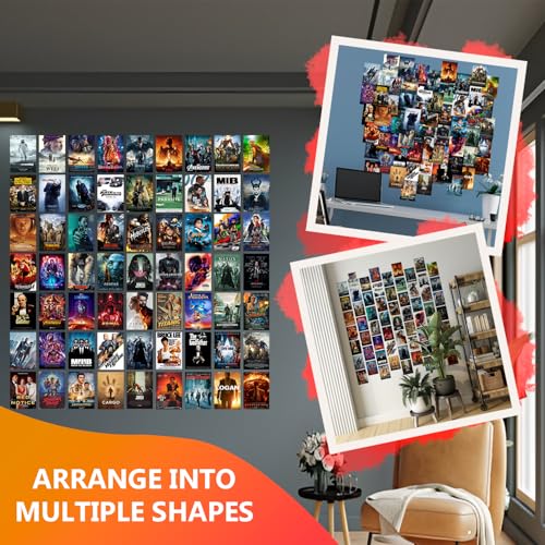 Image of VEENSHI Set of 54 Movie wall poster | Wall Art | Room Decor | Bedroom Decor | Size : 6x4 inch