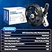 Power Steering Pump with Pulley Fits for Honda Odyssey 2005-2010, Pilot 2005-2008, Acura MDX 2007-2013 Automotive Replacement Power Steering Pumps replaces 56110RGLA01, 56110RGLA03, 21-5442