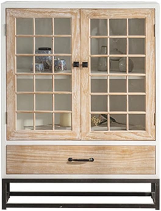Sideboard Cabinet Solid Wood Entrance Cabinet Retro Entrance Hall Side Cabinet B&B Dining Side Cabinet Living Room Bedroom Storage Storage Cabinet Sideboard Cabinet with Drawers