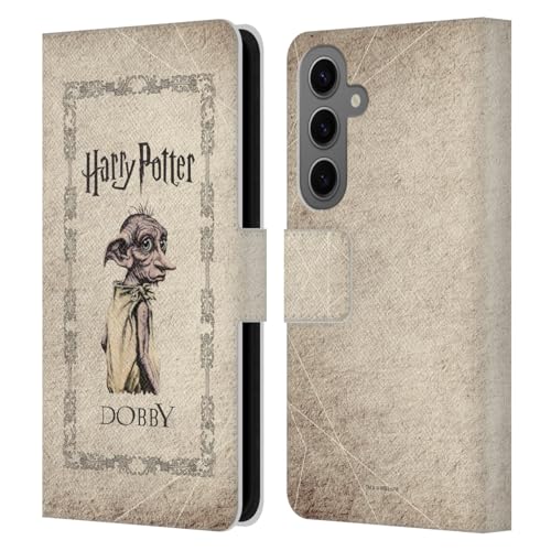Étui portefeuille Harry Potter Dobby en cuir pour Samsung Galaxy S25 par Head Case Designs