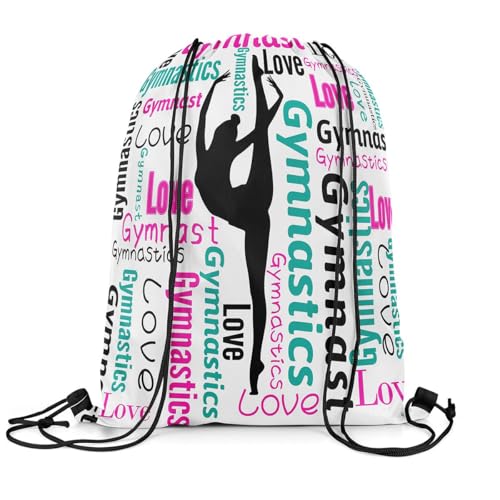 Castle Fairy Mochila Eat Sleep Cheer Repeat com cordão, Rosa 8, 13'X16', Feminino