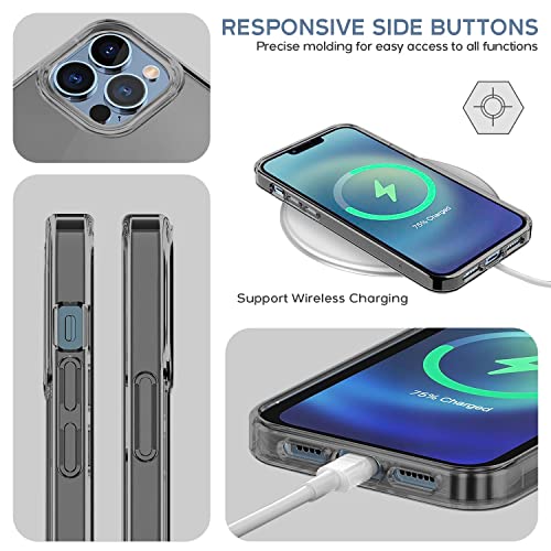 Image of GRIPP Neo Shock Absorbent Case Compatible with iPhone 14 Pro (6.1 inch) Drop Test Protection Ultra Tough Lightweight & Anti Shock Protection with Scratch Resistant Transparent Back Cover - Smoke