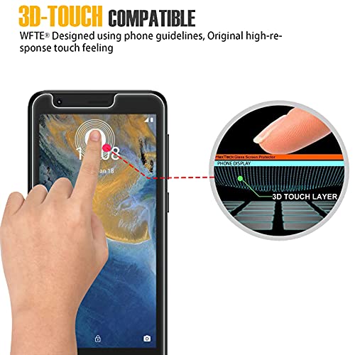 WFTE [2-Pezzi Vetro Temperato per ZTE Blade A31