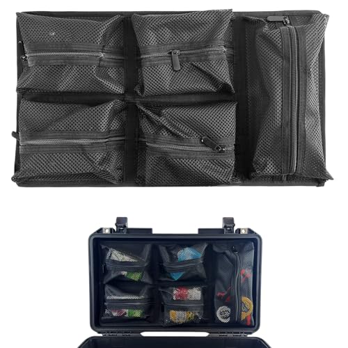 Image of LAFENLIN Lid Organizer for Pelican 1535 Case, Hook & Loop (Screws Inc.)