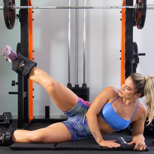 Par Tornozeleira Caneleira De Peso 4 Kg Impermeável Para Treinos Funcionais, Academia E Musculação