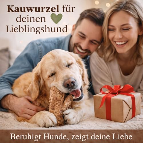 PetLove Kauwurzel für Hunde aus Baumheide • Natürliches Kauspielzeug hypoallergen • Kauknochen ohne Zusätze, ohne Kalorien, ohne Chemie • Größe: XS (50-124g) • Für Welpen