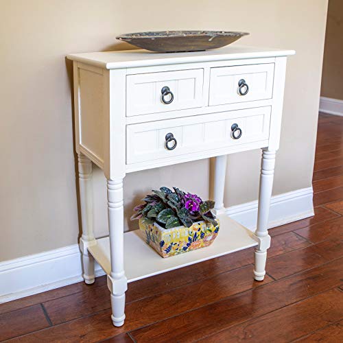Decor Therapy Westerman 3-Drawer Console, Navy #TOP1