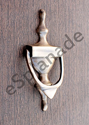 Esplanade Vzn283 Georgian Design Oval Brass Door Knocker, Yellow #TOP1