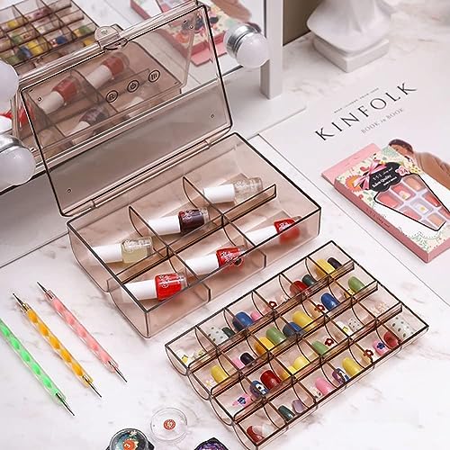 Image of Small Travel Jewellery Organiser Box, PU Leather, Pink, Portable Mini Square Case with Zipper and Dividers for Rings, Earrings, Necklaces, 10x10x5 cm (Multicolor)