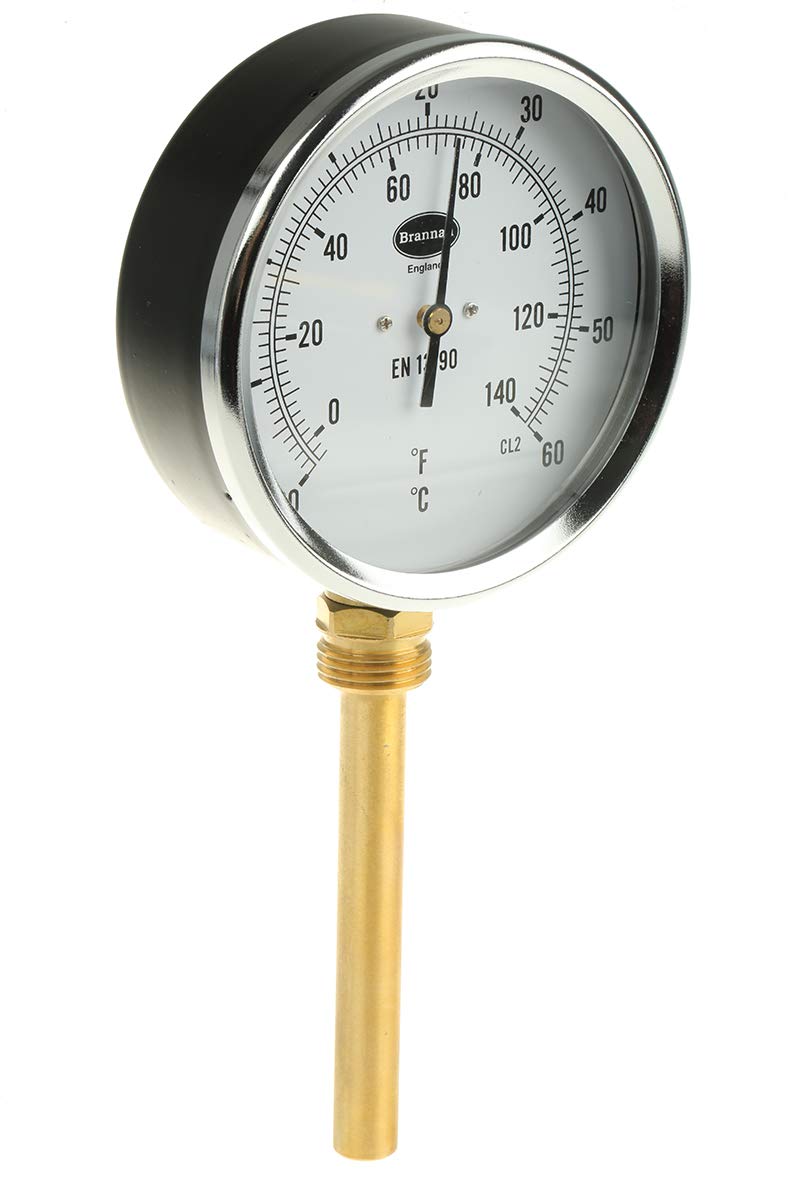 RS PRO Temperaturanzeige Zifferblatt-Thermometer, 60 °C