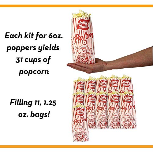 JOLLY TIME All in One Popcorn Kit, 6 Oz Kettle, 24 Portion Packs - image 7