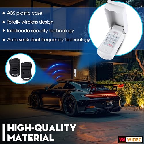 Image of GK-R for Genie Garage Door Opener Keypad, 2x G3T-R Remote 3-Button Compatible With Genie Garage Door Opener Remote 37332R Since 1995 OKP-BX GK-BX GWKP, GWK-IC, ACSDG, ACSDA1, ACSD1G B8QACSDA B8QACSDA1