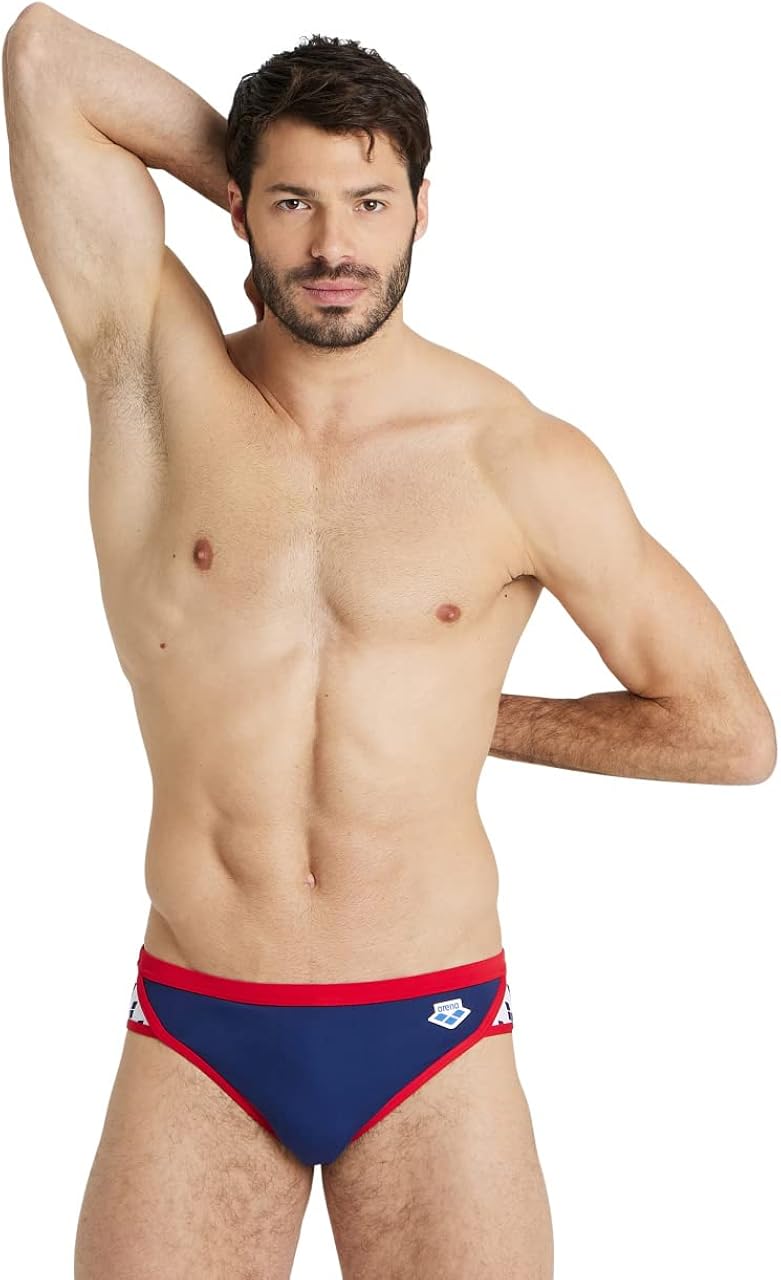 Arena Men's Standard Icons Swim Briefs Solid Swimsuit : Clothing, Shoes & Jewelry