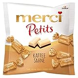 merci Petits Kaffee Sahne (1 x 125g) / Feine Pralinen aus edler weißer und Kaffee-Sahne Schokolade