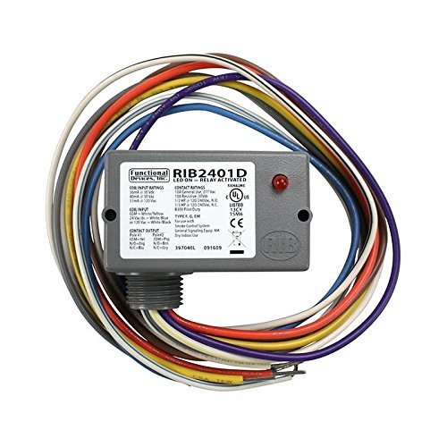 Functional Device 2401-D Enclosed Pilot Control Relay 10 Amp DPDT Rib®