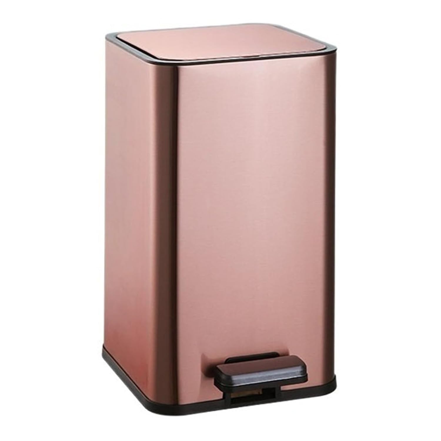 Cubo de basura de cocina cuadrado para una sala de estar moderna y limpia
