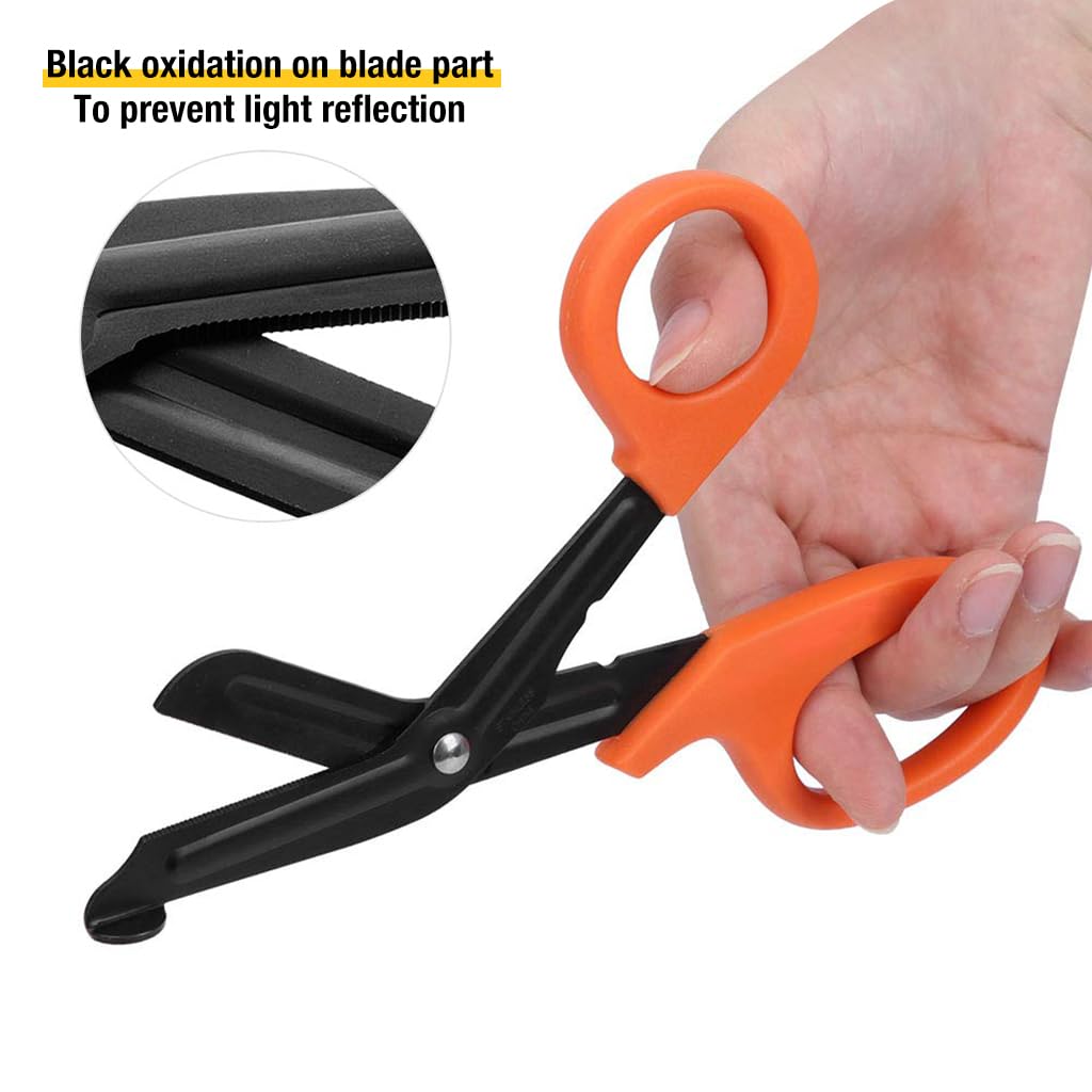 Serplex® 7.5 "Medical Trauma Shersors, Nurses and EMT workers professional stainless steel fabric scissors, non-stick, blunt tip, ergonomic design, ideal for cutting straps, clothes and tapes Serplex® 7.5 "Medical Trauma Shersors, Nurses and EMT workers professional stainless steel fabric scissors, non-stick, blunt tip, ergonomic design, ideal for cutting straps, clothes and tapes