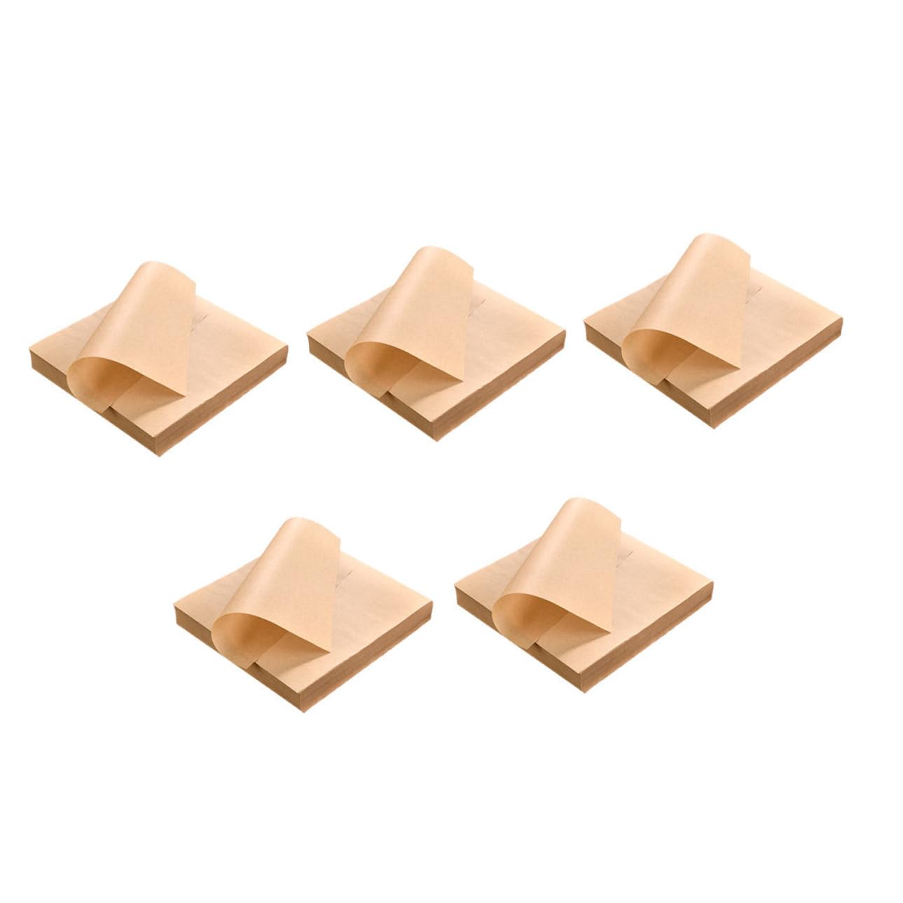 Carta Assorbente per Olio da Snack 500 Fogli in Kraft Kaki