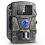 apeman 1080p dash cam 📷 [Colores de protección de la naturaleza y resistencia al agua IP66]. El cuerpo de la cámara de caza cuenta con un patrón de hojas y verde militar como color de protección, que se combina perfectamente con el entorno natural cuando se coloca en el campo para el trabajo de observación. El alto nivel de ocultación aumenta la seguridad de la cámara, a la vez que le proporciona un mejor acceso a las observaciones de campo. Además, esta cámara de caza silvestre cuenta con la certificación de impermeabilidad IP66 para soportar la lluvia y la arena.