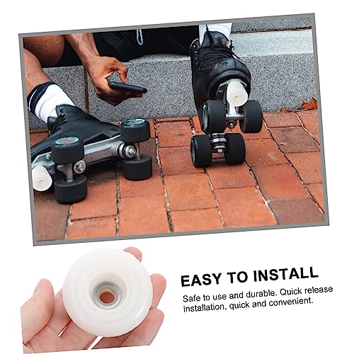 VANZACK 4 Pcs freios de patins cabeça de freio rolhas de patins de linha dupla pedal de freio ferram