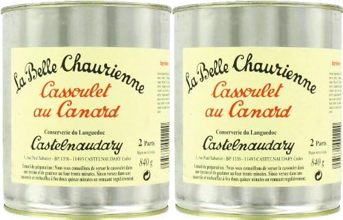 French Cassoulet With Duck - Cassoulet Au Canard La Belle Chaurienne - La Belle Chaurienne - 2 X 840