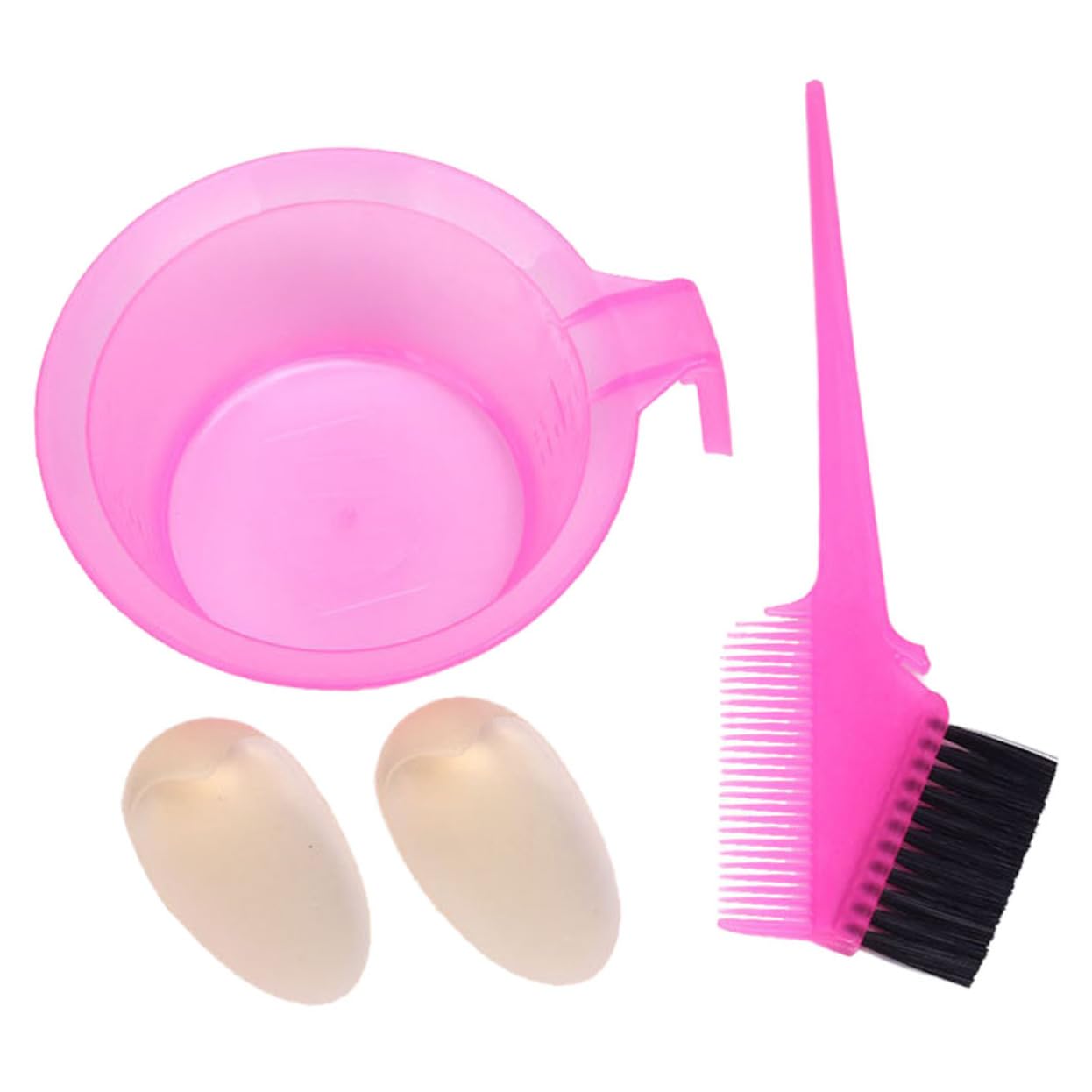 BELLIFFY Professional Hair Coloring Set 2 in 1 Hair Dye Comb Bowl Easy to Use for Diy Hair Coloring