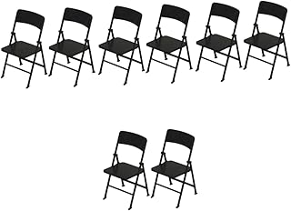 ibasenice 8 Pçs Cadeira Dobrável Para Casa De Bonecas Móveis Para Crianças Cadeira Em Miniatura Para Bonecas Mini Decoração De Casa Presentes Para Crianças Móveis Para Casa De Bonecas Em